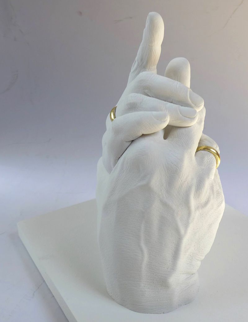 Мастер-класс "слепок рук" - 