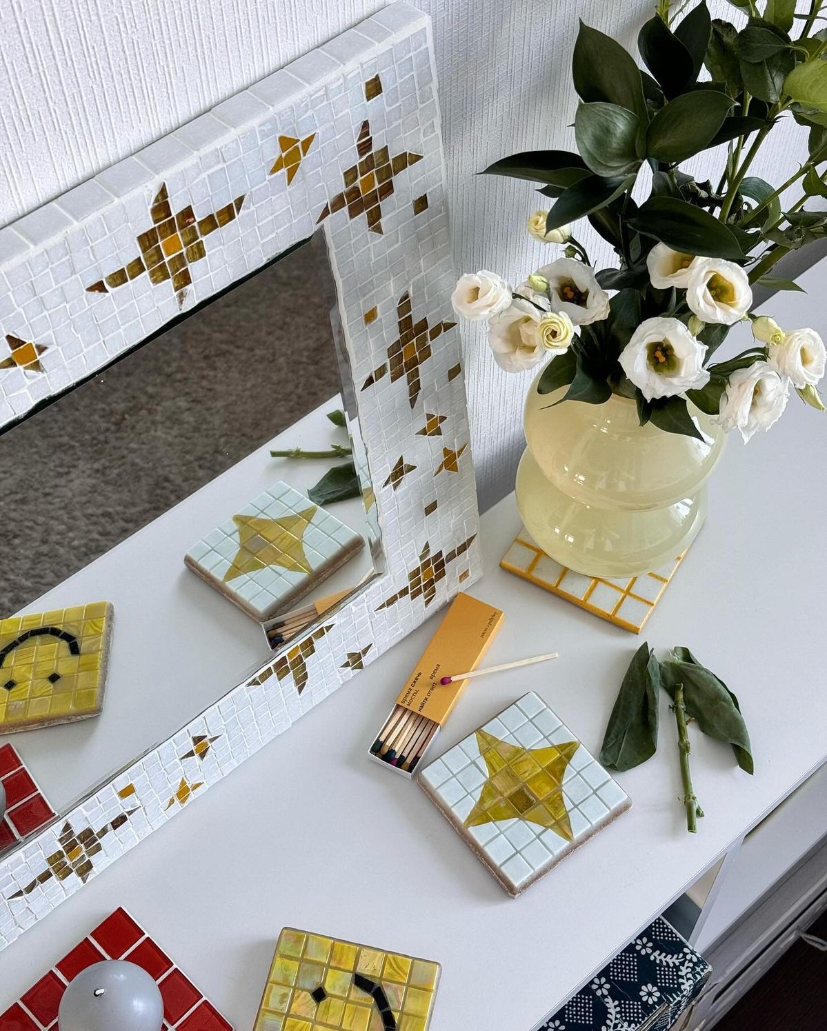 Мастер класс "Мозайка зеркало" - 