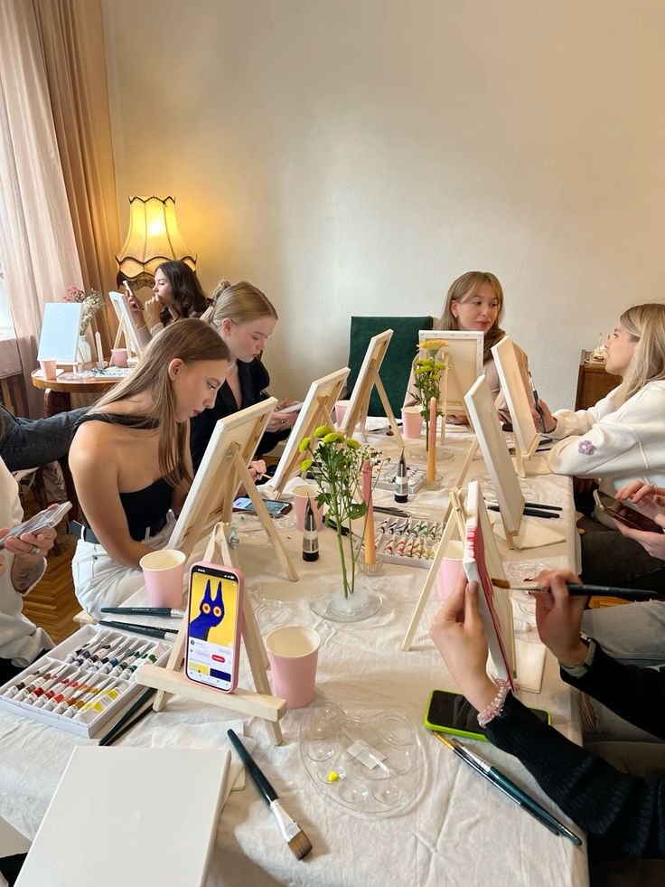 Мастер-класс по рисованию на холсте - 